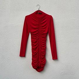 Vestito mini drappeggiato Zara.