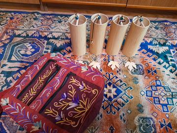 Carillon wind chimes C-G-F-O con borsa trasporto