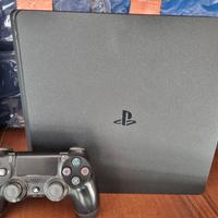 Ps4 Slim con Joestick originale e cavi completi