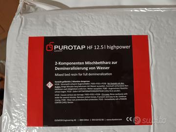 resina per demineralizzare acqua tecnica