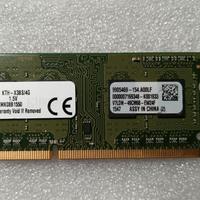 Memoria DDR3 4GB 1600MHz Kingston SODIMM