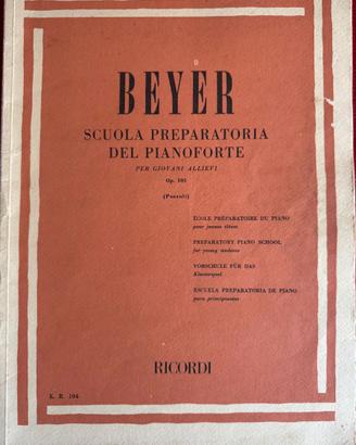 Beyer Scuola preparatoria del pianoforte