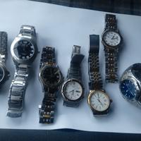 sette orologi come da foto 