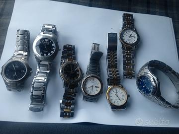 sette orologi come da foto 