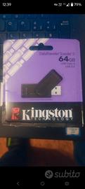 Kingston USB 64gb NUOVE SIGILLATE.