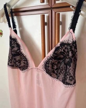 Babydoll rosa e nero
