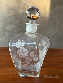 Set Bottiglia porta liquore e Vasi decorati