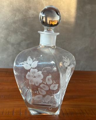 Set Bottiglia porta liquore e Vasi decorati
