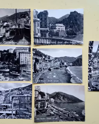 12 cartoline in b/n della città di Camogli a 3euro