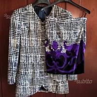 Tailleur velluto liscio