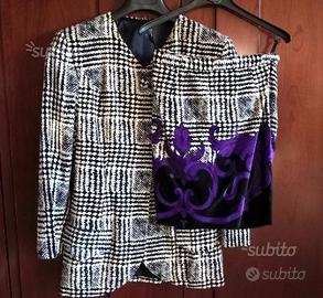 Tailleur velluto liscio