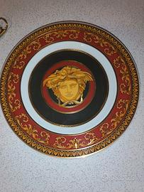 Piatto Versace Rosenthal Medusa Rosso/Nero 18 cm 