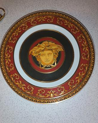 Piatto Versace Rosenthal Medusa Rosso/Nero 18 cm 