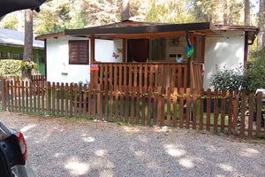 casetta in campeggio 