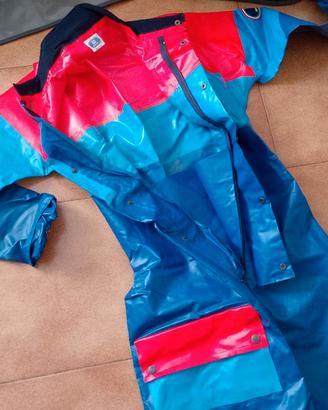 Tuta impermeabile moto vintage