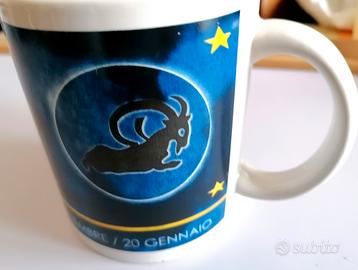 Tazza segno zodiacale capricorno ceramica 