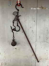 Bilancia Antica  stadera da 130 kg