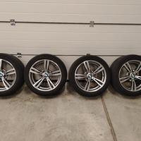 kit 4 cerchi in lega bmw 17" pneumatici invernali