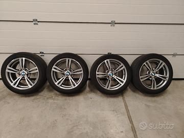 kit 4 cerchi in lega bmw 17" pneumatici invernali