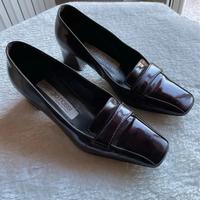 Scarpe donna vernice marrone SERGIO ROSSI Vintage