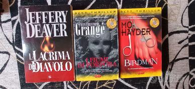 n.3 libri genere thriller autori vari
