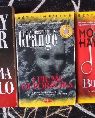 n.3 libri genere thriller autori vari