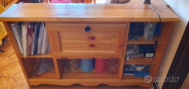 CREDENZA in stile tirolese abete massello