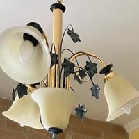 Lampadario artigianato fiorentino 3 luci