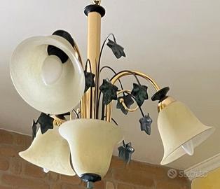 Lampadario artigianato fiorentino 3 luci