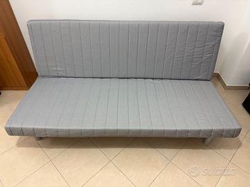 Ikea Divano letto 3 posti 140 x 200 con fodera Blu
