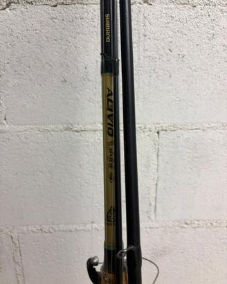 Canna da pesca 3 pezzi shimano piu mulinello shima