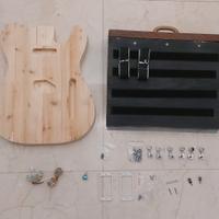 Body telecaster, Pedaliera e componenti chitarra