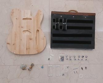 Body telecaster, Pedaliera e componenti chitarra