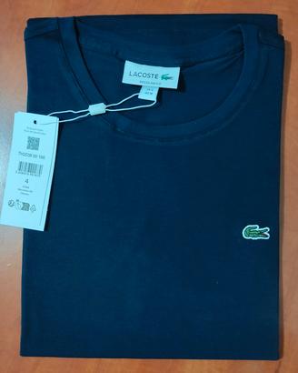 T-shirt Lacoste uomo tg 4/M colore blu scuro