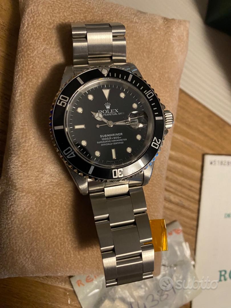 Submariner date 16610 Abbigliamento e Accessori In vendita a Aosta