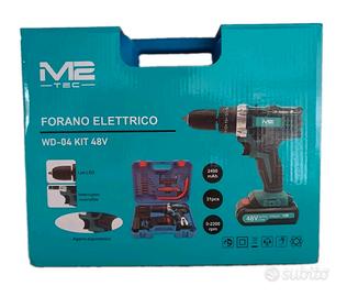 Trapano Avvitatore 48V 2 Batterie Valigia 31 Pezzi