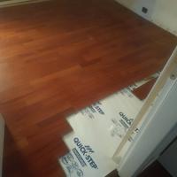 Parquet flottante doussie listone giordano mq 14
