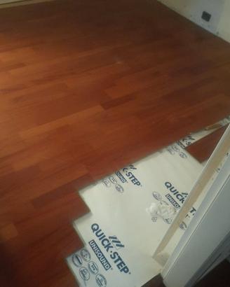 Parquet flottante doussie listone giordano mq 14