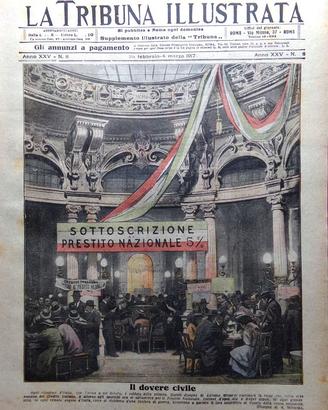 La Tribuna Illustrata 25 Febbraio 1917 WW1