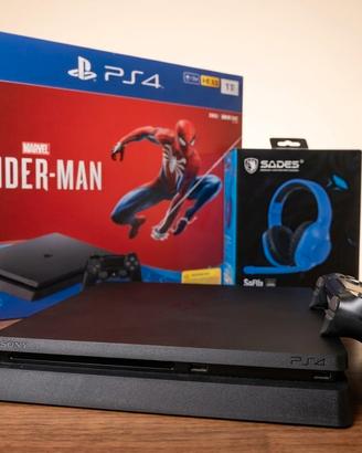 PlayStation 4 Slim + Cuffie Gaming