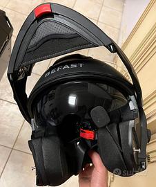 Casco moto con interfono taglia M