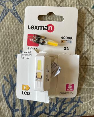 Bispina Lexman G4 180 Lumens luce naturale
