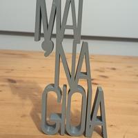 scritta decorativa d'arredo ironica