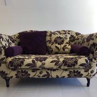 Divano Due Posti in Stile Floreale