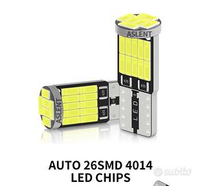 Lampade CanBus per Auto W5W T10 12v 6000 K Bianco