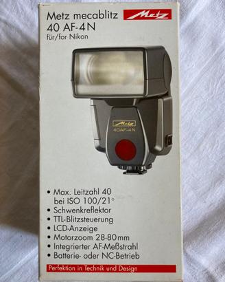 Flash Metz Mecablitz 40 AF-4 N per Nikon