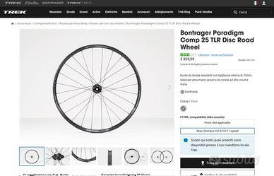 CERCHI BONTRAGER PARADIGM COMP 25