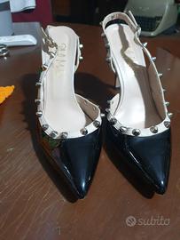 Décolleté slingback Phil Melvis borchie t. 40