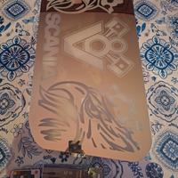 retrobranda illuminato per camion 