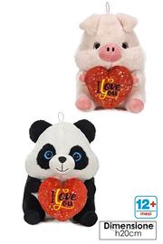 Morbidoso Animaletto con Cuore 20cm per Innamorati